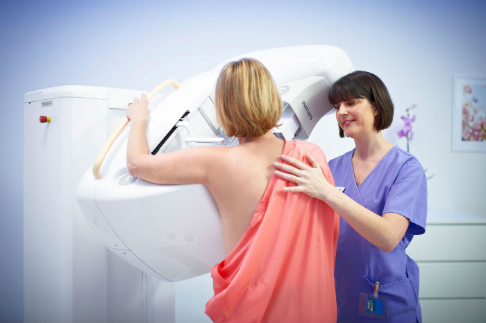 Проведение рентгеновской маммографии