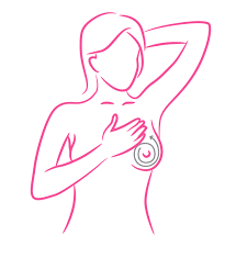 Как определить мастопатию самостоятельно - этап 4